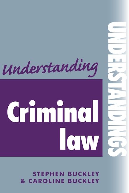 Book cover image for Understanding criminal law ISBN: 9780719075056
